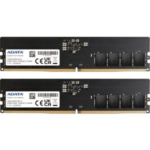 Adata - DDR5 - RAM - Zwart - 32 GB - 4800 MHz - Dual Tray