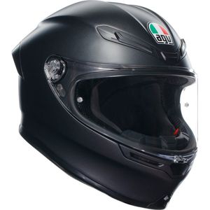 AGV S K6 E2206 mat zwart Integraalhelm MPLK - ECE goedkeuring - Maat XXL - Integraal helm - Scooter helm - Motorhelm - Zwart - ECE 22.06 goedgekeurd