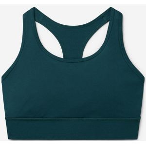 A-dam Ella - Sport top - Gemaakt Van Gerecycled Plastic - Sport Bh - Dames - Donkergroen - XS