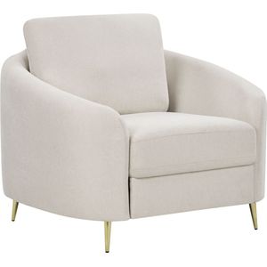 TROSA - Fauteuil - Lichtbeige - Polyester