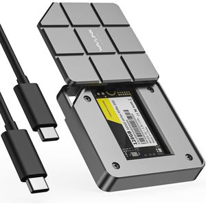 USB naar M.2 NVME SATA SSD Behuizing - 10 Gbps USB C Externe Huls voor 2230 2242 SSD - Gereedschapsvrije Installatie tot 8 TB