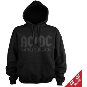 AC/DC Back In Black Hoodie PS-3-ACDC004-H91-9 Black-3XL