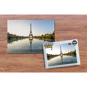 Puzzel De Eiffeltoren en de tuinen van het paleis Trocadero - Legpuzzel - Puzzel 500 stukjes