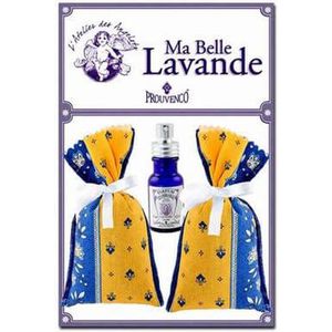 Lavendel geurzakjes (2x20g) en lavendel interieurparfum (15ml) - Huisparfum roomspray interieur room parfum - Geurzakjes voor in kledingkast