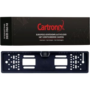 Cartronix RV-410 PRO kentekenplaathouder met camera | 8 LED Nachtzicht