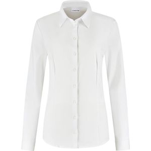Ledûb damesblouse wit stretch