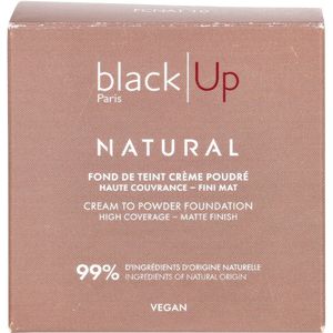 Black Up Full Cover Cream Powder Foundation