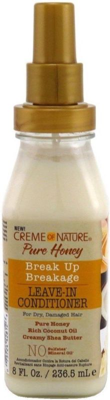 Creme of Nature - Pure Honey - Verzorging - Spray - 236,5 ml - Voor Droog en Beschadigd Haar