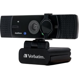Verbatim 49580 webcam 3840 x 2160 Pixels USB 2.0 Zwart