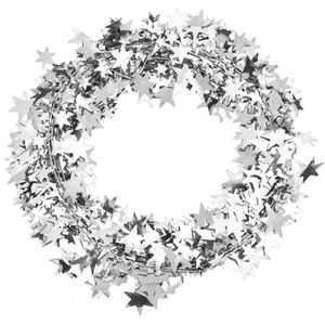 75 M Kleine Sterslinger Ijzerdraad - Slingers Kerstboomdecoratie - Zilver