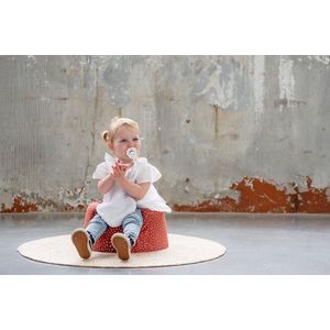 Wallabiezzz Bumbo stoelhoes - floor seat cover - Bumbo hoes - Stip Roest