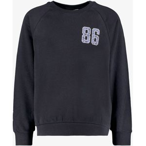 Name It meisjes sweater met opdruk zwart - Maat 122/128