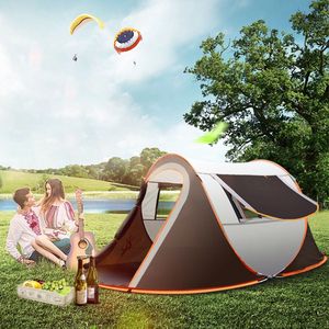 Buiten Pop Up Tent Volautomatische Regen-Proof Tent Familie 5-8 Personen Tent Ultralight Draagbare Dampdichte Tuin Camping Tent
