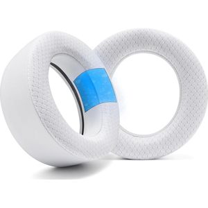 Cooling Gel Ear Cushions for PS5 Pulse Elite - Thicker Cushions & Wider Opening - White