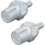 Accupolen Set - Zink - Schroefbaar M8 - Duurzaam en Corrosiebestendig