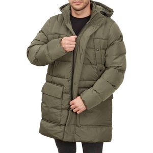 Geox - Down Parka Jacket - Groen - Heren - Winterjas