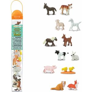 Safari Speelfiguren Toob Set - Baby's Boerderijdieren