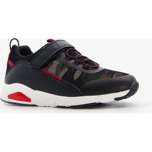 Osaga jongens sneakers met camouflageprint - Zwart - Uitneembare zool - Maat 33