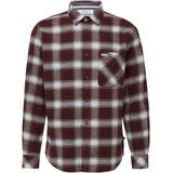 s.Oliver - Overhemd - Donkerrood/Wit - Flanel - Geruit