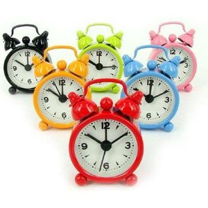 Mini Alarm Klok / Mini Wekker / Reis Klok / Klokje - 4 cm