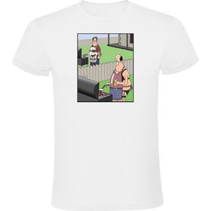 Barbecue short Heren T-shirt - lingerie - bier - sexy - man - vrouw - bbq - feest - zomer - humor - grappig