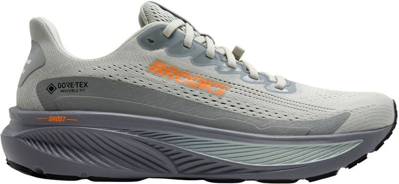 BROOKS - Ghost 17 GTX - Herensneakers - Smoke Primer Grey Oranje