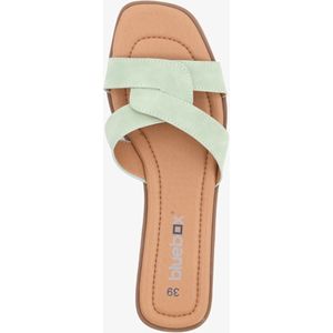 Blue Box dames slippers mint - Groen - Maat 41