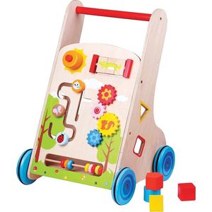 Lelin Toys - Looptrainer - Activiteiten Duw-  Loopwagen 7 in 1