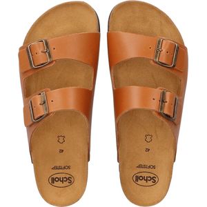 Scholl - Julien - Slipper - Cognac - Leren Bovenwerk