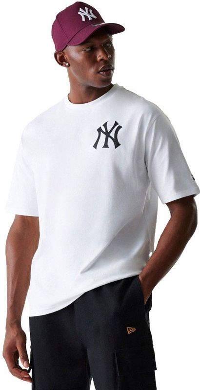 New Era - MLB Baseball Graphic Oversized T-shirt - Wit - Korte Mouwen