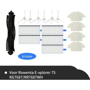 Replacements® onderdelen geschikt voor Rowenta X-Plorer 50 en 75-series (niet 75S) robotstofzuiger