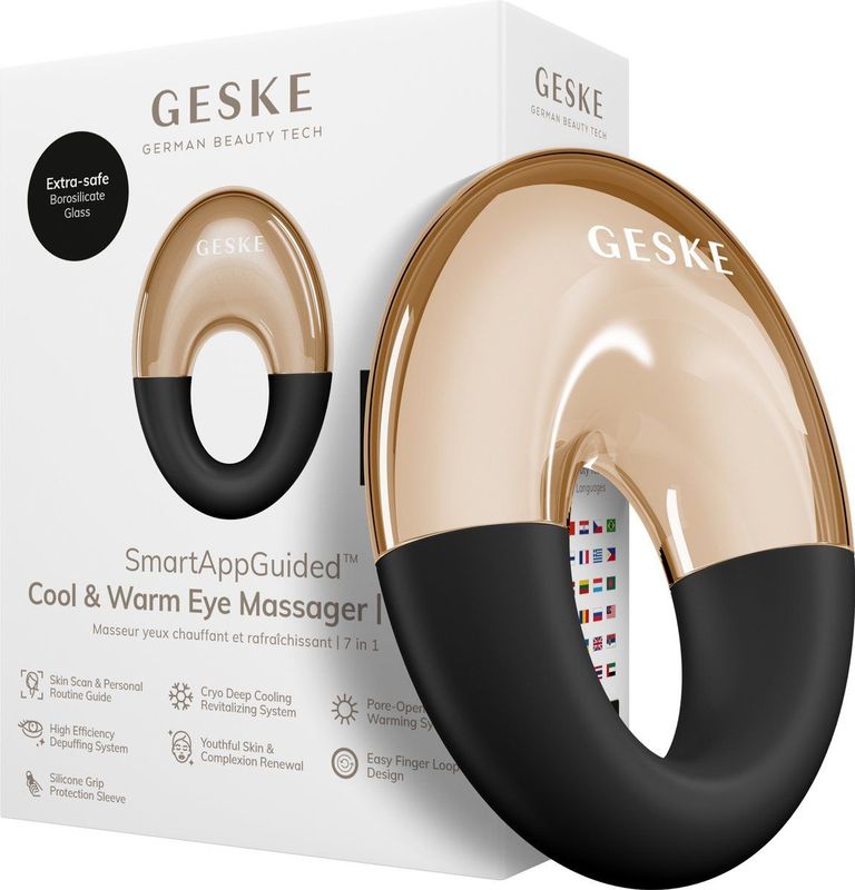 GESKE - SmartAppGuided Cool & Warm Eye Massager - Multifunctioneel Massageapparaat - Ogen en Gezicht