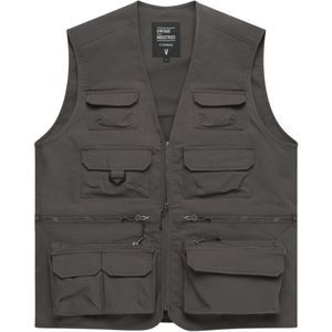 Vintage Industries - Angler Weste Legend Fishing Vest - Taupe