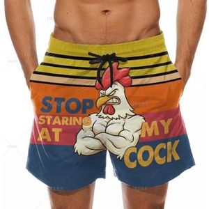 Stop Staring at my Cock Zwembroek - Korte Broek voor Heren - Grappig