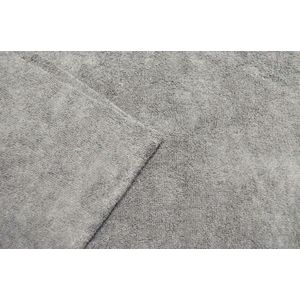 Terry hoeslaken met elastiek 120x200 cm grijs