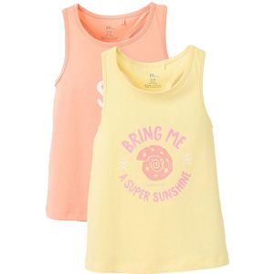 Zippy 3107117902 Mouwloos T-shirt 2 Eenheden Geel,Roze 4-5 Years Meisjes