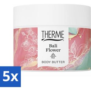 Therme - Bali Flower - Bodybutter - Hydraterend - Verzorgend - 225gr - Bulkverpakking - 5 stuks
