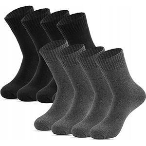 4-Pack Thermische Sokken Dames/Heren Katoen Maat 37-41
