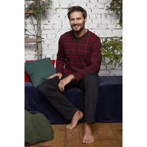 Italian Fashion Eliasz- pyjama voor heren - 100% katoen XL