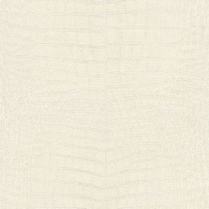 Rasch - 751321 - Vliesbehang - Crème-Wit - Krokodillenlook - 10,05 m x 53 cm