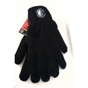 Feyenoord handschoenen maat L / XL Zwart -