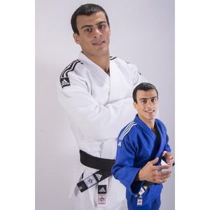 Judopak Adidas Champion slimfit | IJF-goedgekeurd | blauw (Maat: 175)