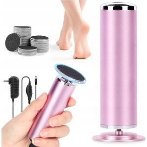 Elektrische voetvijl met 60 schuurpads - USB-voeding