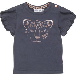 Dirkje-Girls T-shirt ss-Dark blue