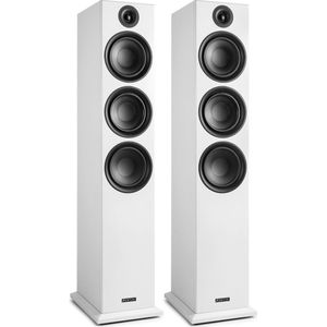 Speakerset - Fenton SHF80W stijlvolle high-end hifi speakers 500W met 3x 6.5 inch woofers - Wit
