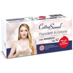 Zilveren katoenen zakdoeken - 6 stuks, antibacterieel, hypoallergeen, biologisch afbreekbaar