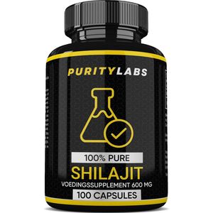 PurityLabs - Pure Shilajit - 600 mg - 2 Pack - Hoog Gedoseerd - Vegan & Halal