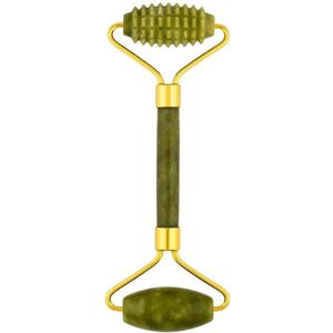 Jumada's - Jade Roller - Gezichtsmassage Roller - Goed voor de circulatie - Anti-rimpels - Natuursteen - Jade - Groen
