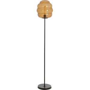 Light & Living Vloerlamp Misty - 160cm - Bruin/Zwart