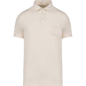 Native Spirit Ecologische badstof herenpolo NS227 - Ivory - L